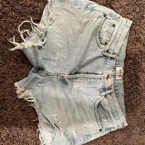 AGOLDE 29 denim shorts